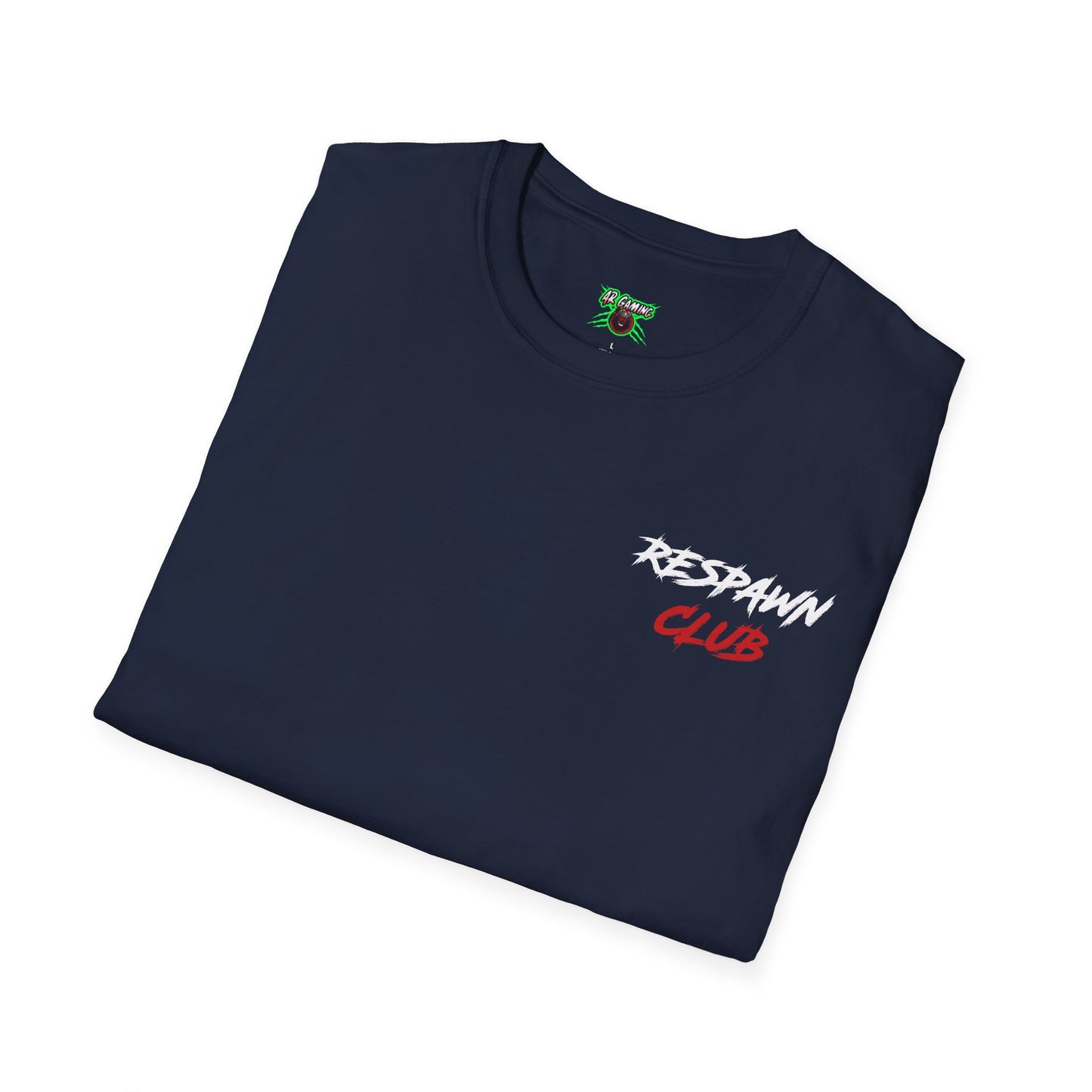 Respawn Club T-Shirt — Gamer Retro Script Tee