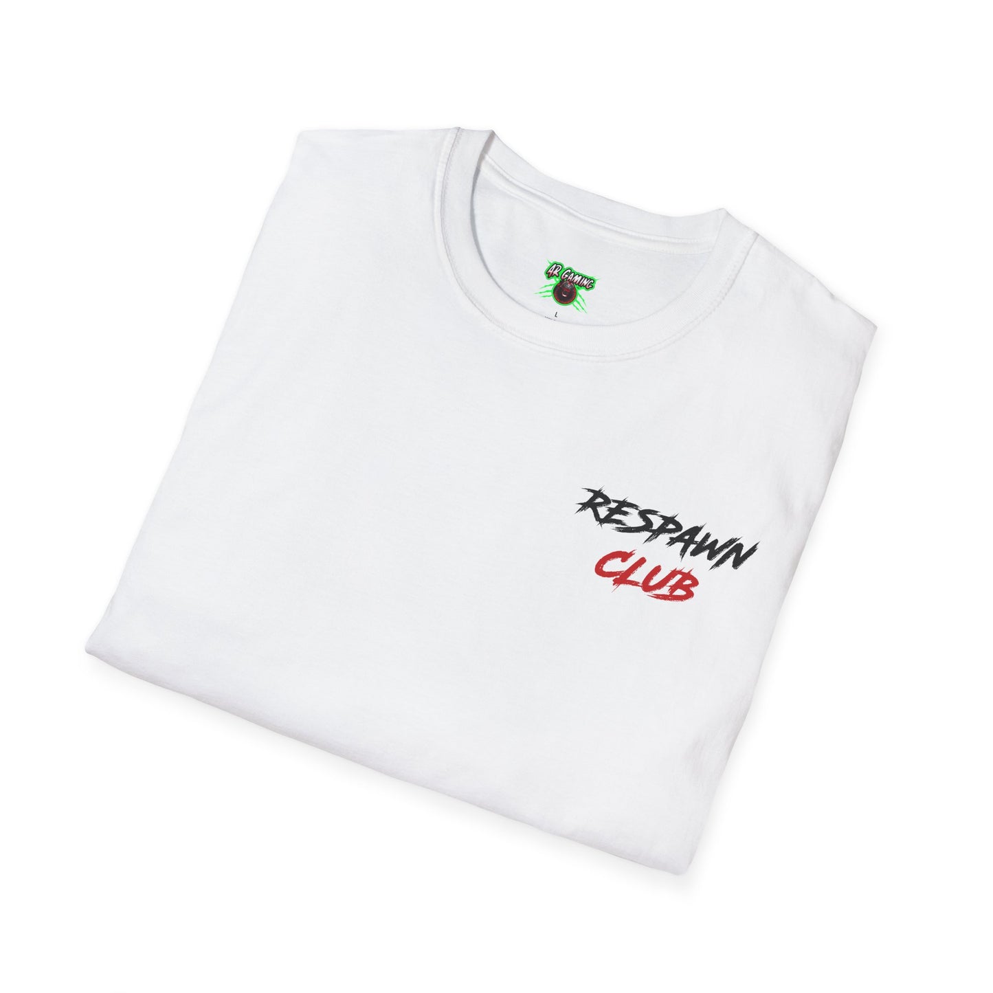 Respawn Club T-Shirt — Gamer Retro Script Tee