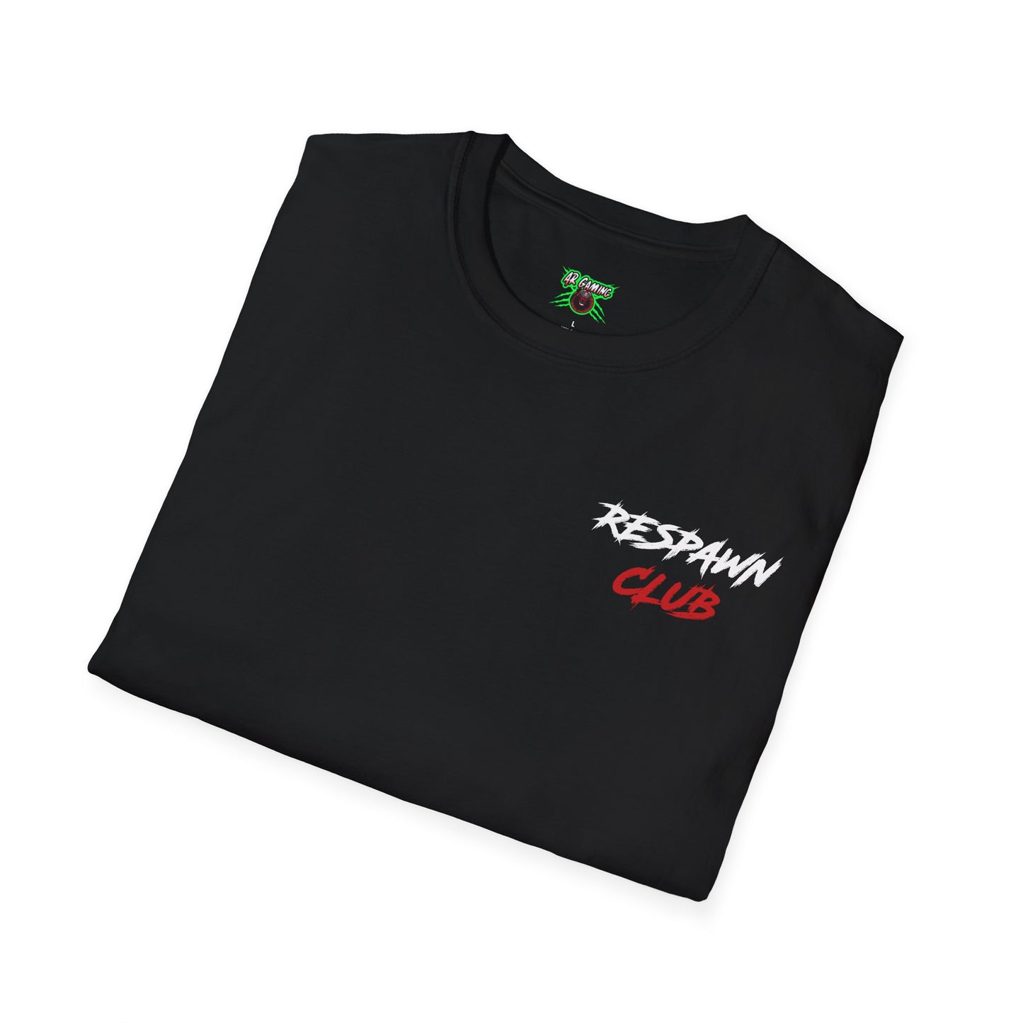 Respawn Club T-Shirt — Gamer Retro Script Tee