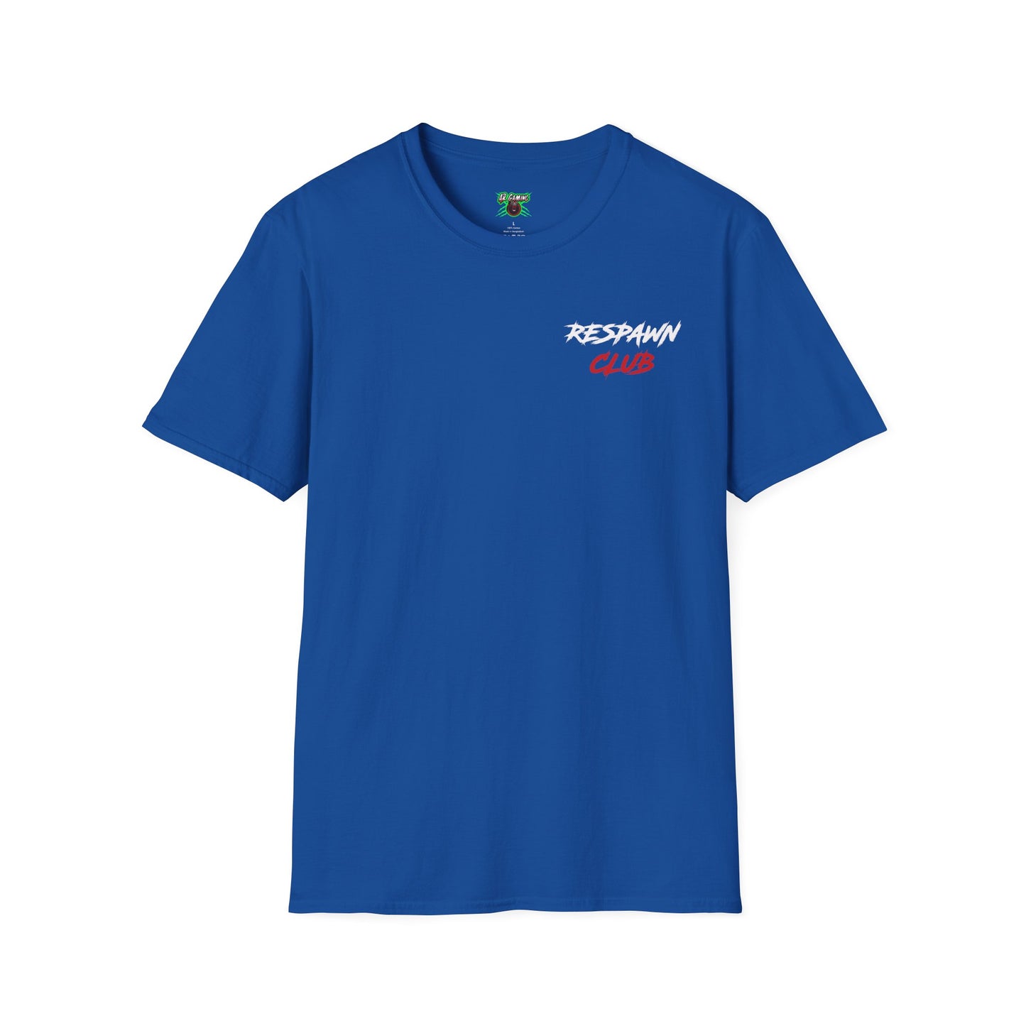 Respawn Club T-Shirt — Gamer Retro Script Tee
