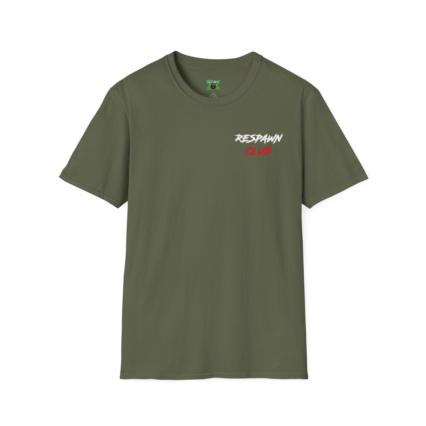 Respawn Club T-Shirt — Gamer Retro Script Tee