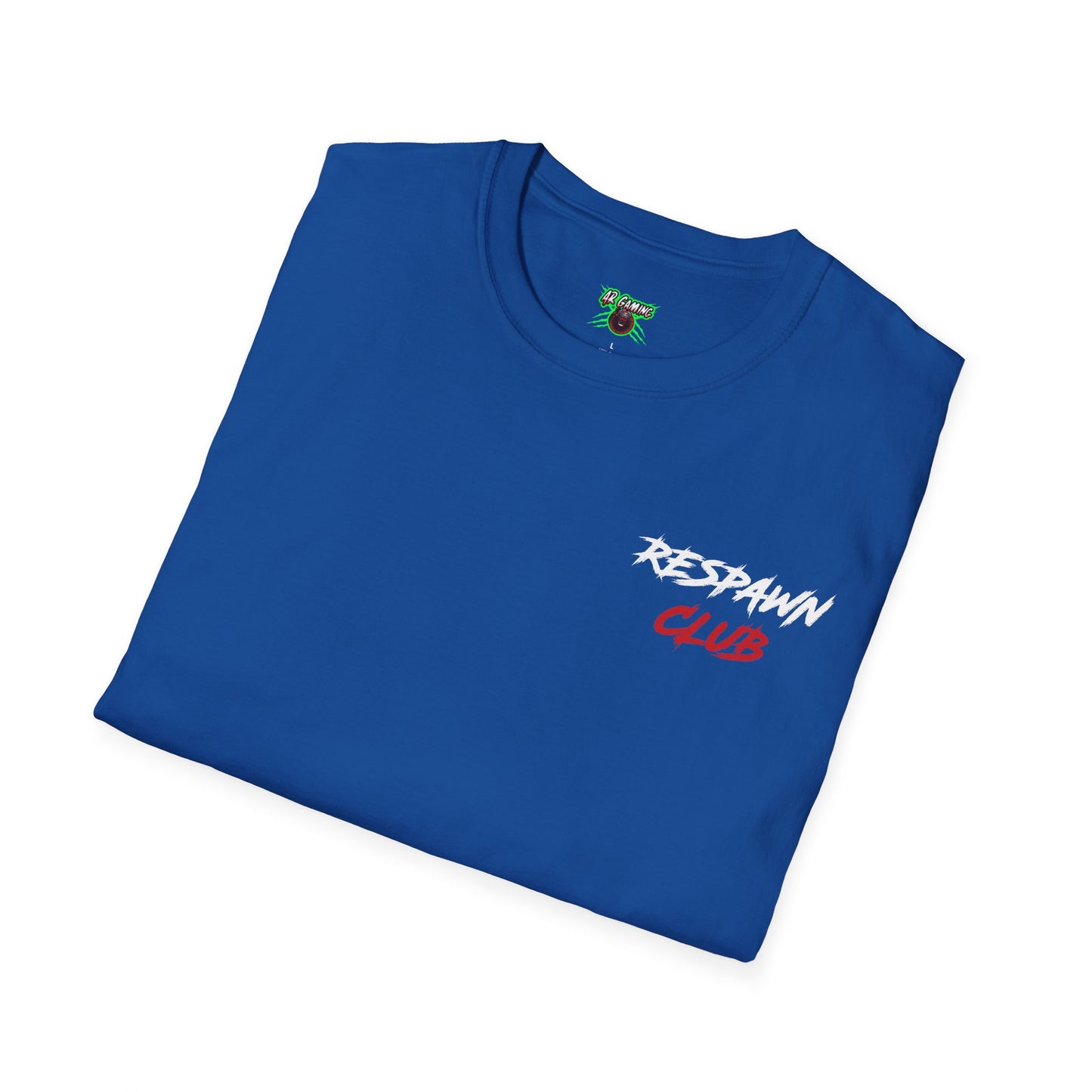Respawn Club T-Shirt — Gamer Retro Script Tee
