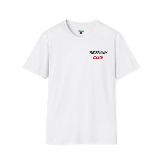 Respawn Club T-Shirt — Gamer Retro Script Tee
