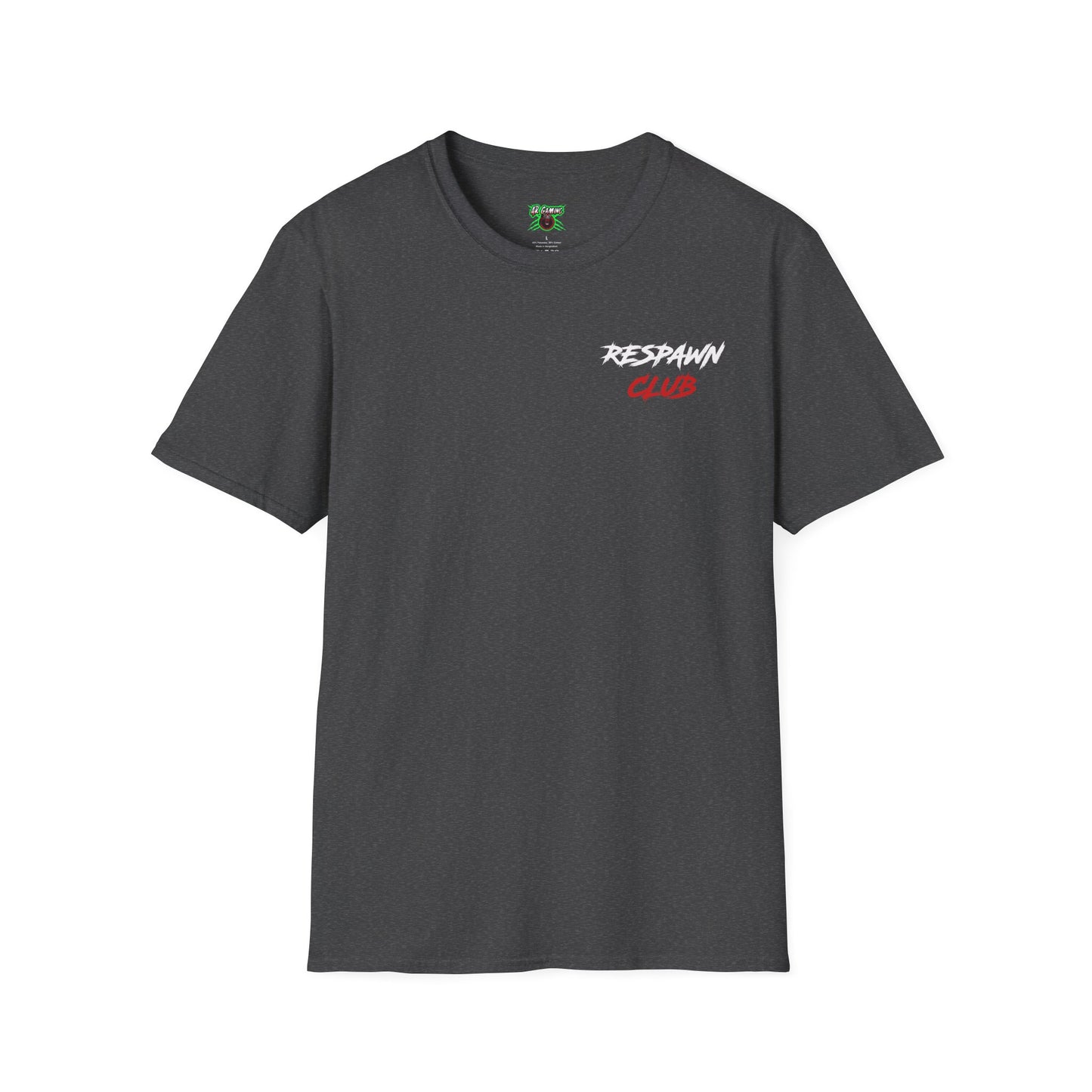 Respawn Club T-Shirt — Gamer Retro Script Tee