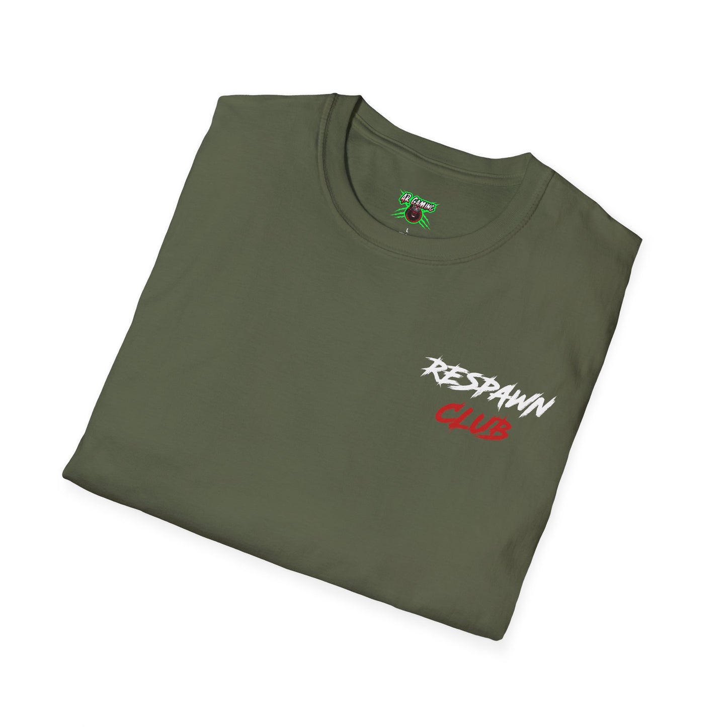 Respawn Club T-Shirt — Gamer Retro Script Tee